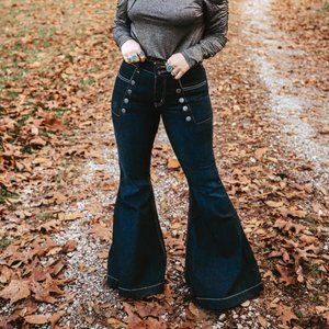 Hannah Cruel Bell Bottom Jeans